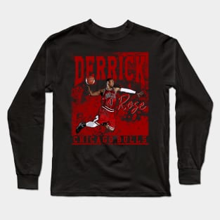 Derrick rose || chicago bulls Long Sleeve T-Shirt